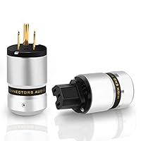 Amazon | Monosaudio オーディオ用電源プラグ 純銅 3ピン 電源